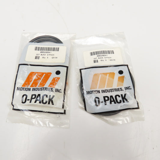 Motion Industries 00620941 Buna O-Ring O-Pack 2-3/8" x 2-1/8" x 1/8" Lot Of 10