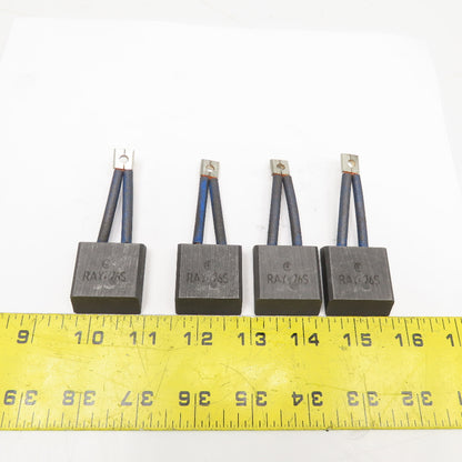RAY-76S 1-1/4" x 1/2" Forklift Carbon Brush Set Lot Of 4