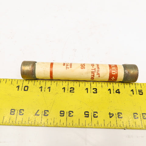 Gould Shawmut OTS6 6A 600V One-Time Class K5 Fuse Lot Of 6