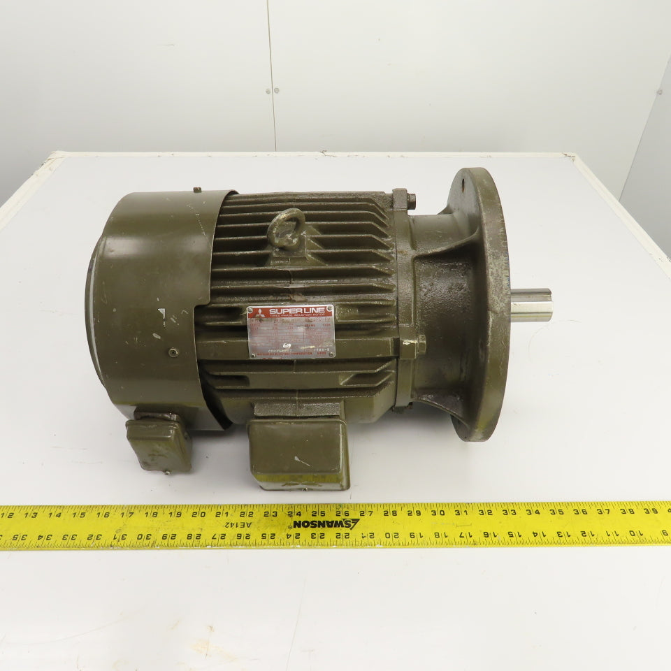 Mitsubishi SE-JFO-FV 5.5kW AC Electric Motor 1730RPM 220V 3PH 132S Frame