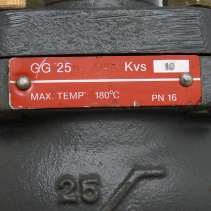 Danfoss GG25 KVS 10 IVR 1" Steam Hot Water Valve