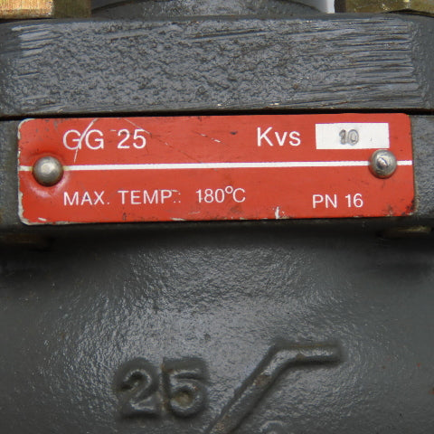 Danfoss GG25 KVS 10 IVR 1" Steam Hot Water Valve