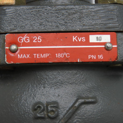 Danfoss GG25 KVS 10 IVR 1" Steam Hot Water Valve