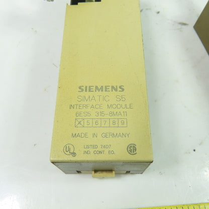 Siemens 6ES5 315-8MA11 Interface Module PLC Simatic S5