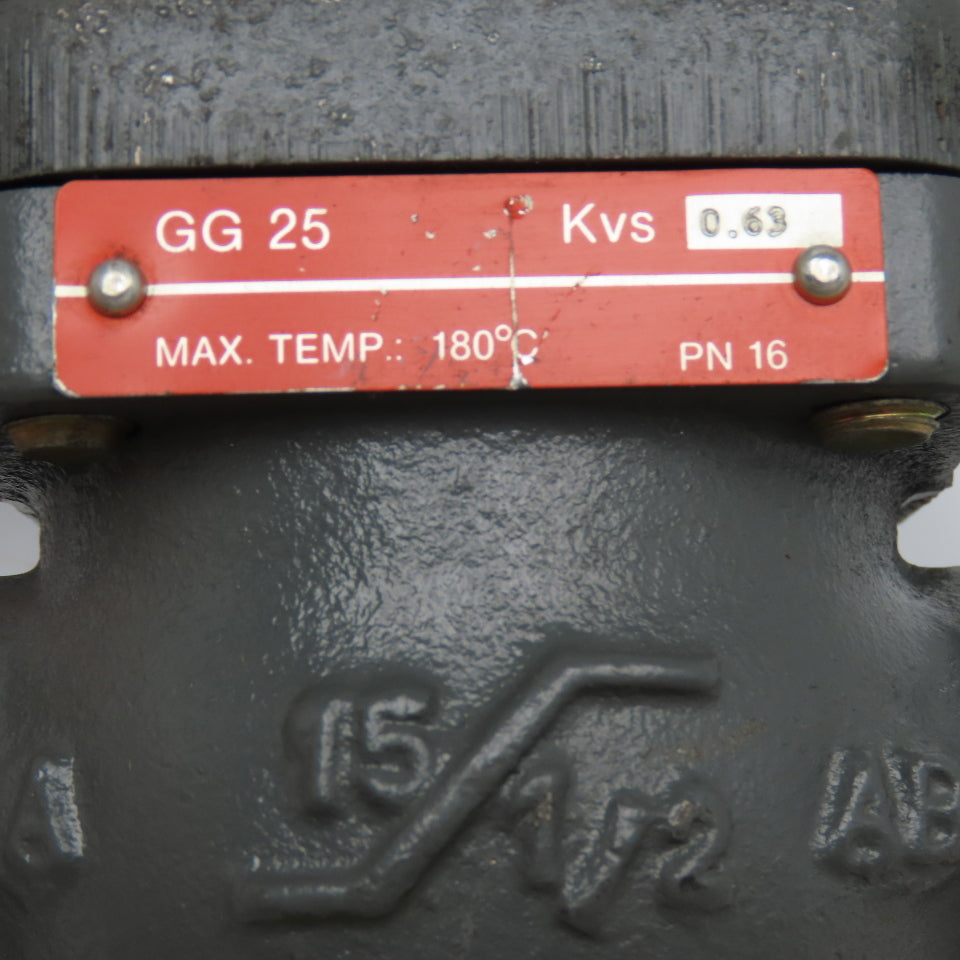 Danfoss GG25 KVS 0.63 IVR 1/2" Steam Hot Water Valve