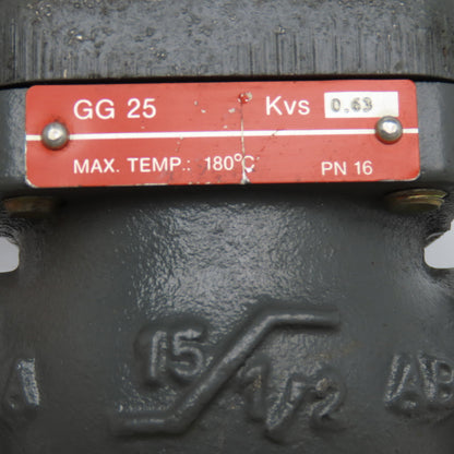 Danfoss GG25 KVS 0.63 IVR 1/2" Steam Hot Water Valve