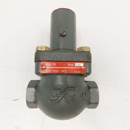 Danfoss GG25 KVS 0.63 IVR 1/2" Steam Hot Water Valve