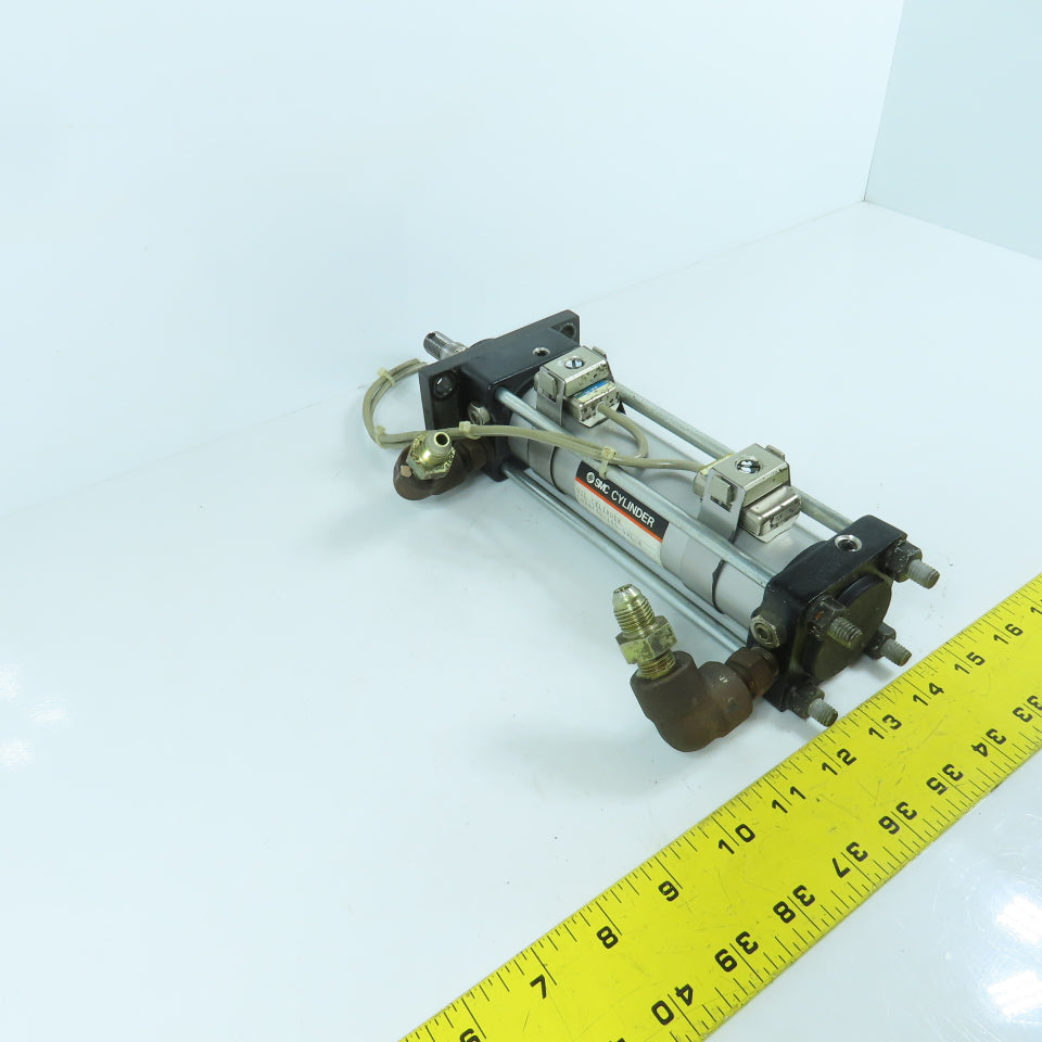SMC CHDAF40-105-69L-X Hydraulic Cylinder 40mm Bore 105mm Stroke W/ Sensors