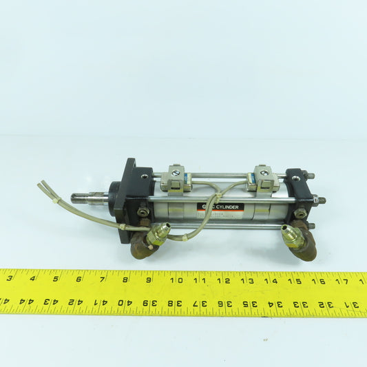SMC CHDAF40-105-69L-X Hydraulic Cylinder 40mm Bore 105mm Stroke W/ Sensors