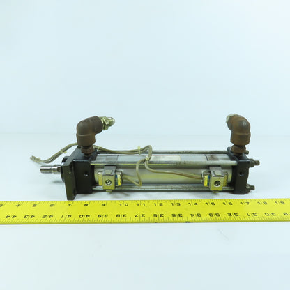 SMC CHDAF40-162-69L Hydraulic Cylinder 40mm Bore 162mm Stroke W/ Sensors