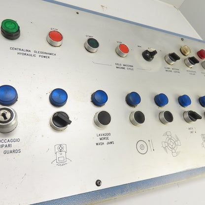 Sinico Operator Control Panel W/ E-Stop, Selector & Push Switches Indicators