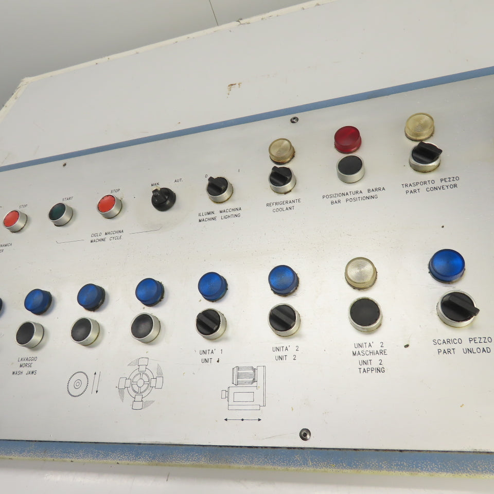 Sinico Operator Control Panel W/ E-Stop, Selector & Push Switches Indicators