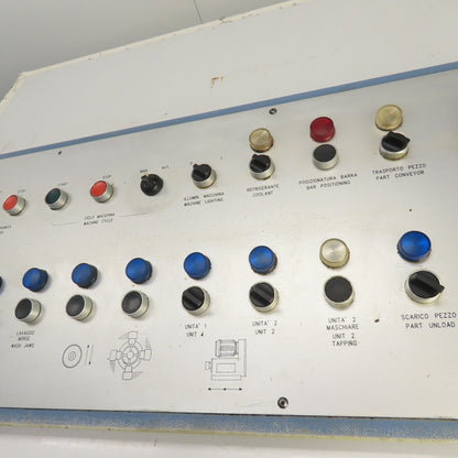 Sinico Operator Control Panel W/ E-Stop, Selector & Push Switches Indicators