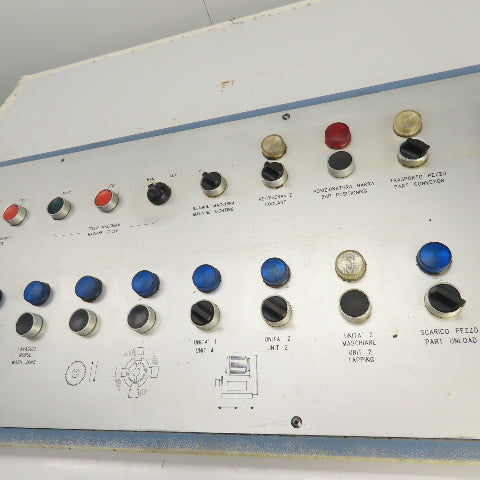 Sinico Operator Control Panel W/ E-Stop, Selector & Push Switches Indicators
