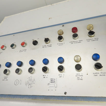 Sinico Operator Control Panel W/ E-Stop, Selector & Push Switches Indicators
