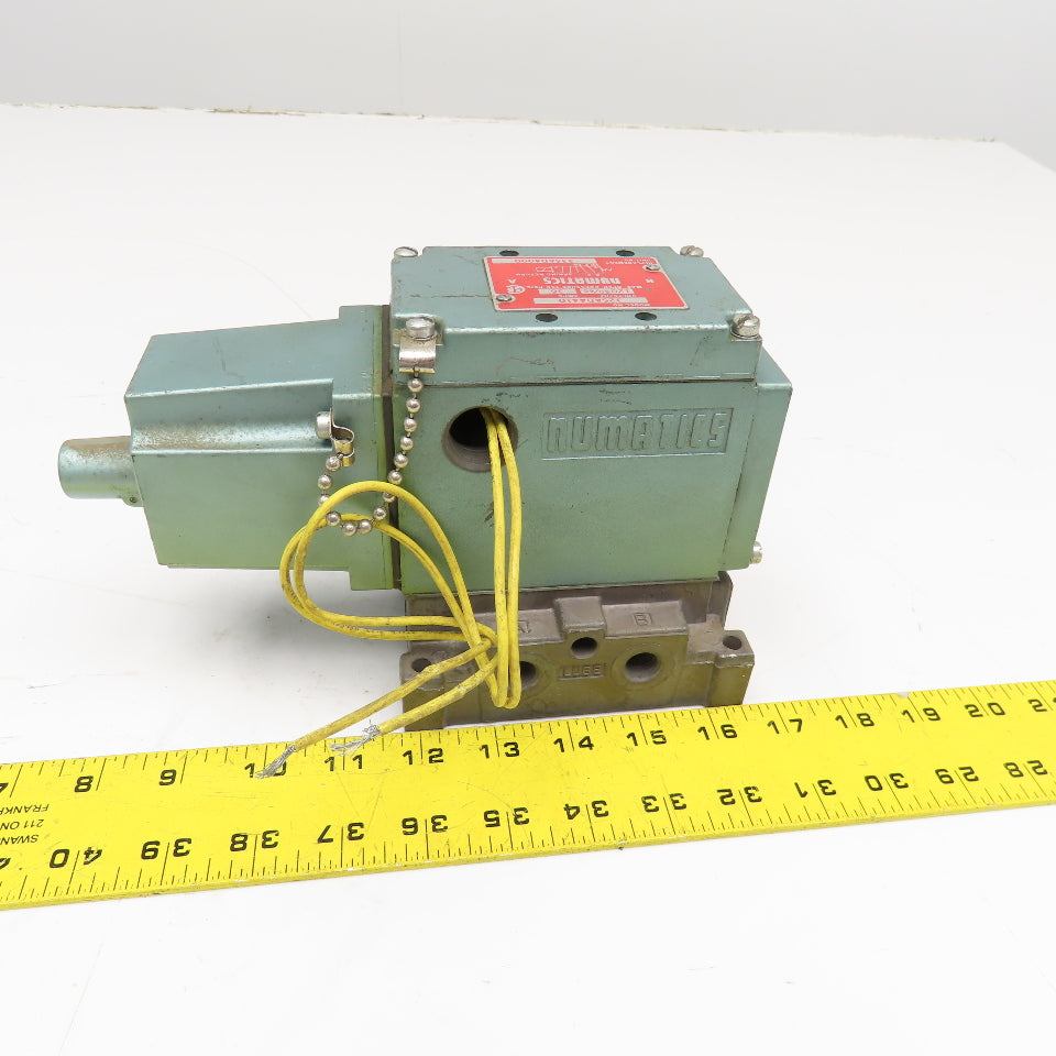 Numatics 32SAD4410 Single Solenoid Directional Valve Spring Return 120V