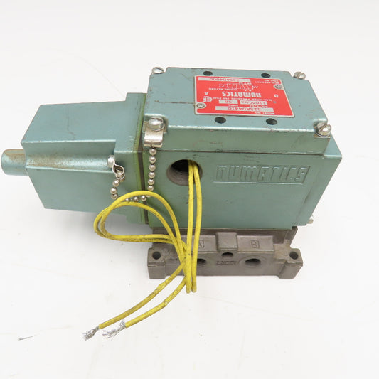 Numatics 32SAD4410 Single Solenoid Directional Valve Spring Return 120V