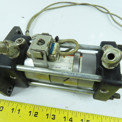 SMC CHDAF40-35-69L-X Hydraulic Cylinder 40mm Bore 35mm Stroke W/ Sensors