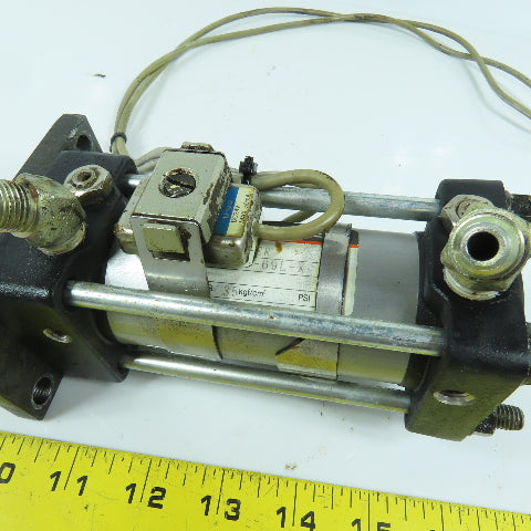 SMC CHDAF40-35-69L-X Hydraulic Cylinder 40mm Bore 35mm Stroke W/ Sensors
