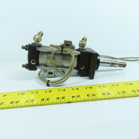 SMC CHDAF40-35-69L-X Hydraulic Cylinder 40mm Bore 35mm Stroke W/ Sensors