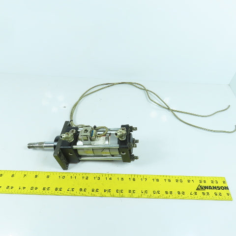 SMC CHDAF40-35-69L-X Hydraulic Cylinder 40mm Bore 35mm Stroke W/ Sensors
