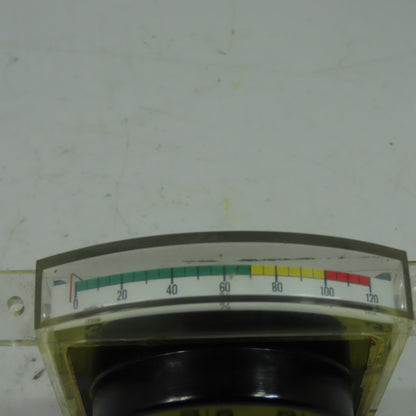 Tsuruga TME-80B Horizontal Panel Meter 0-120% Class 2.5