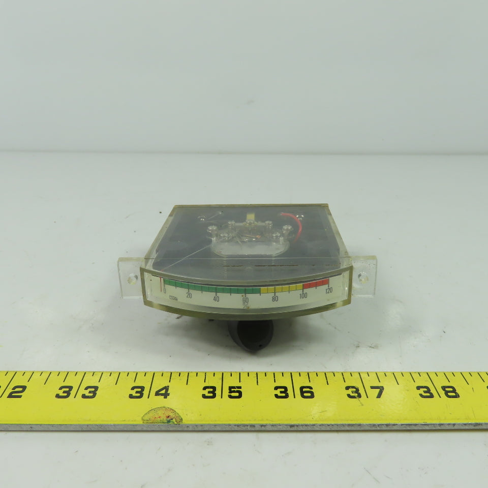 Tsuruga TME-80B Horizontal Panel Meter 0-120% Class 2.5