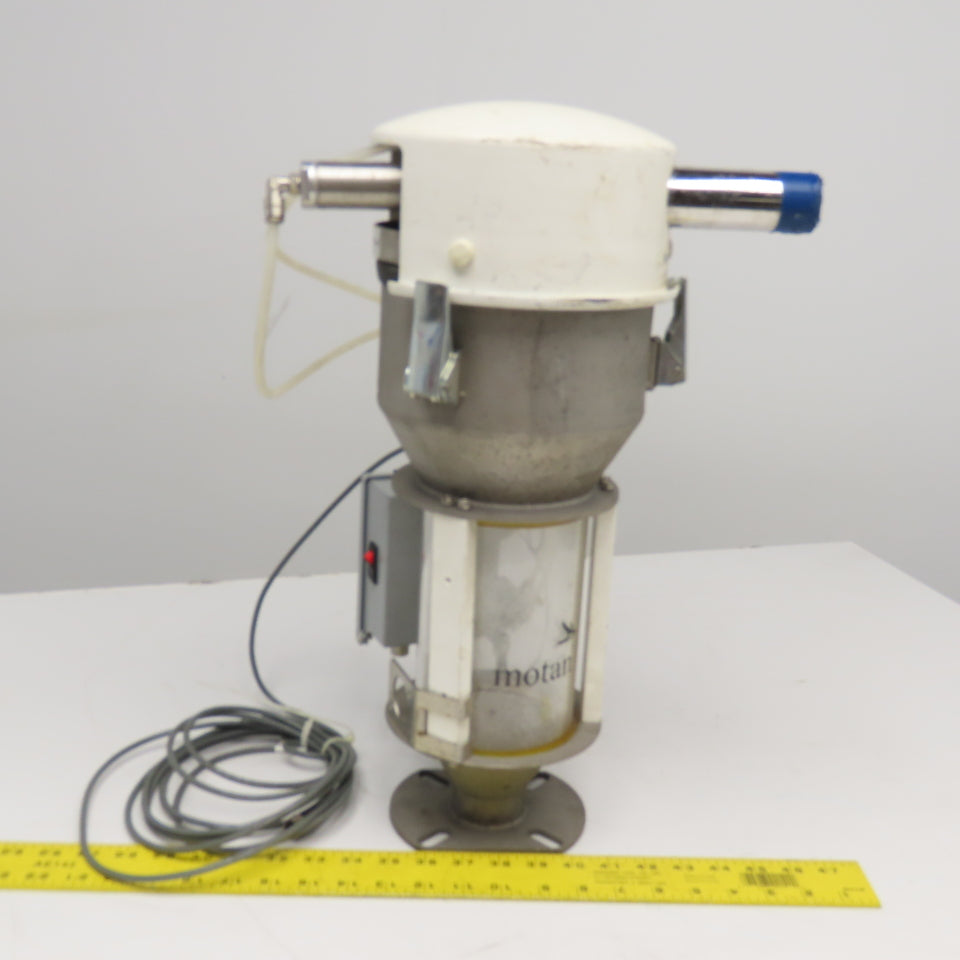 Motan MV02-M-151 Dry Bulk Material Loader Hopper W/ Metronet Module 1.4L Approx.