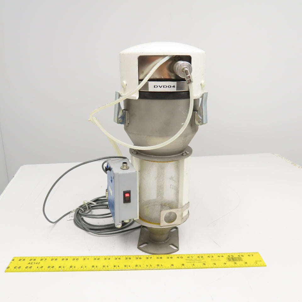 Motan MV02-M-151 Dry Bulk Material Loader Hopper W/ Metronet Module 1.4L Approx.