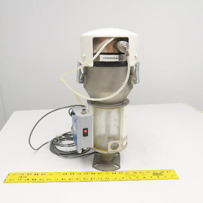 Motan MV02-M-151 Dry Bulk Material Loader Hopper W/ Metronet Module 1.4L Approx.