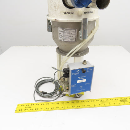 Motan MV02-M-151 Dry Bulk Material Loader Hopper W/ Metronet Module 1.4L Approx.