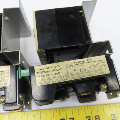 Matsushita BMP650504 220V 2.2kW Max Contactor 24VDC Coil Misc Overloads Lot Of 3