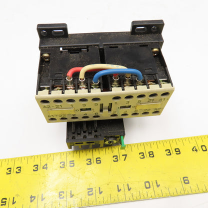 Matsushita BMP758514 220V 3Ph 2.2kW Reversing Contactor 0.6-1A Trip 24VDC Coil