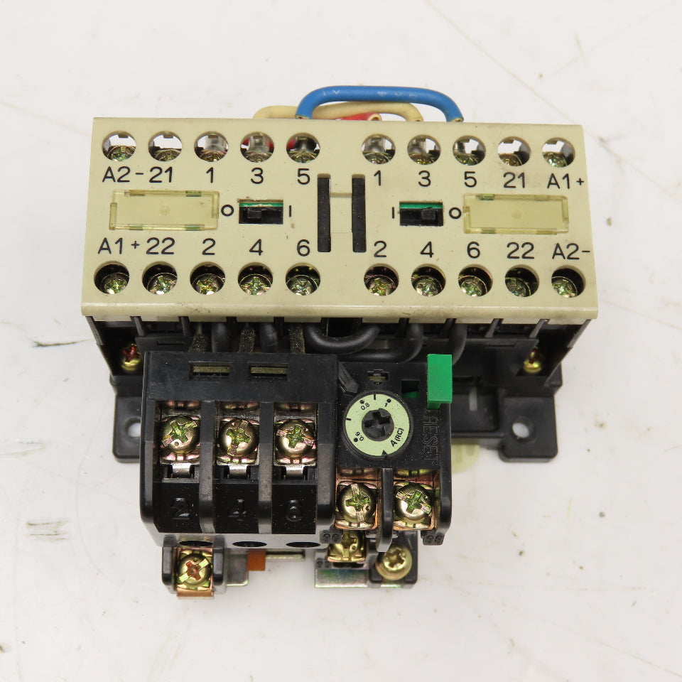 Matsushita BMP758514 220V 3Ph 2.2kW Reversing Contactor 0.6-1A Trip 24VDC Coil
