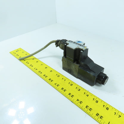 Daikin KS0-G02-2BA-10 4/3 Position Single Solenoid Hydraulic Control Valve 100V