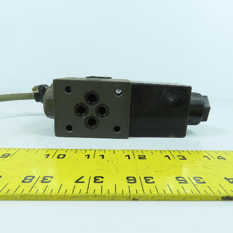 Daikin KS0-G02-2BA-10 4/3 Position Single Solenoid Hydraulic Control Valve 100V