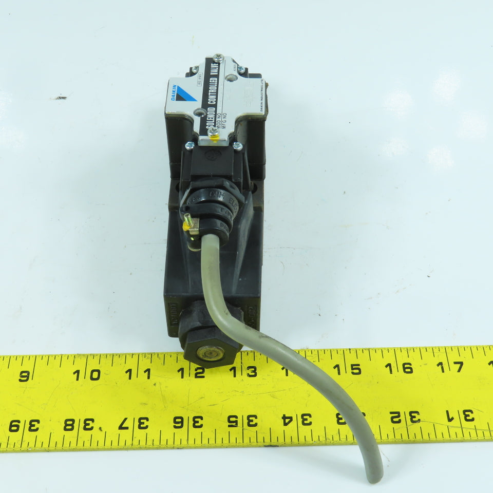 Daikin KS0-G02-2DA-10 4/3 Position Double Solenoid Hydraulic Control Valve