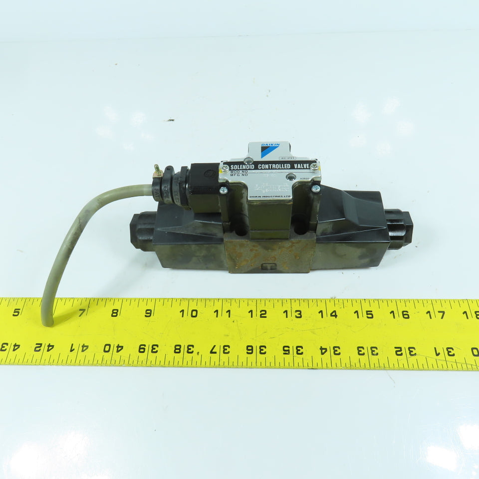 Daikin KS0-G02-2DA-10 4/3 Position Double Solenoid Hydraulic Control Valve