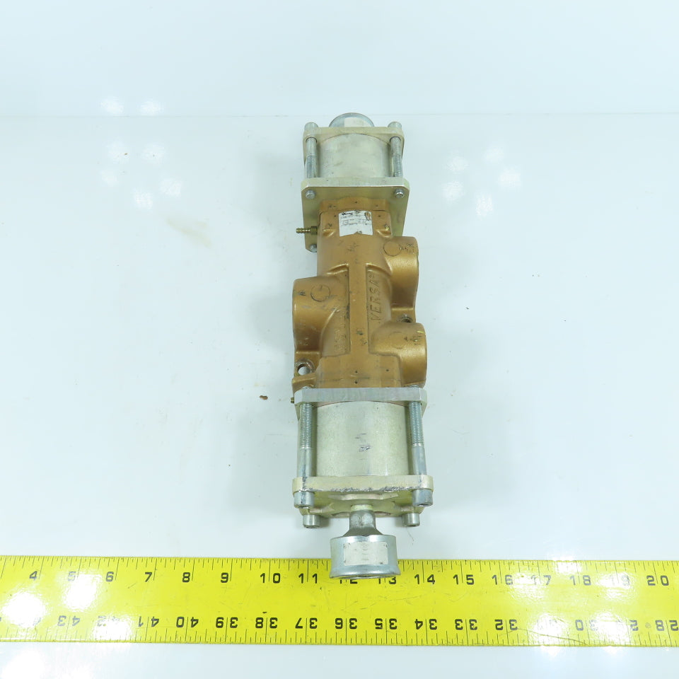 Versa VWW-3701-12-31 3-Way Pneumatic Directional Brass Valve 0-150PSI 14.9 Cv