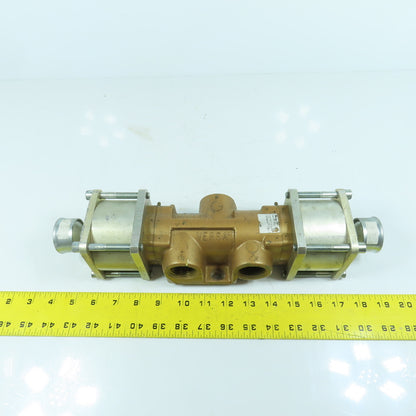 Versa VWW-3701-12-31 3-Way Pneumatic Directional Brass Valve 0-150PSI 14.9 Cv