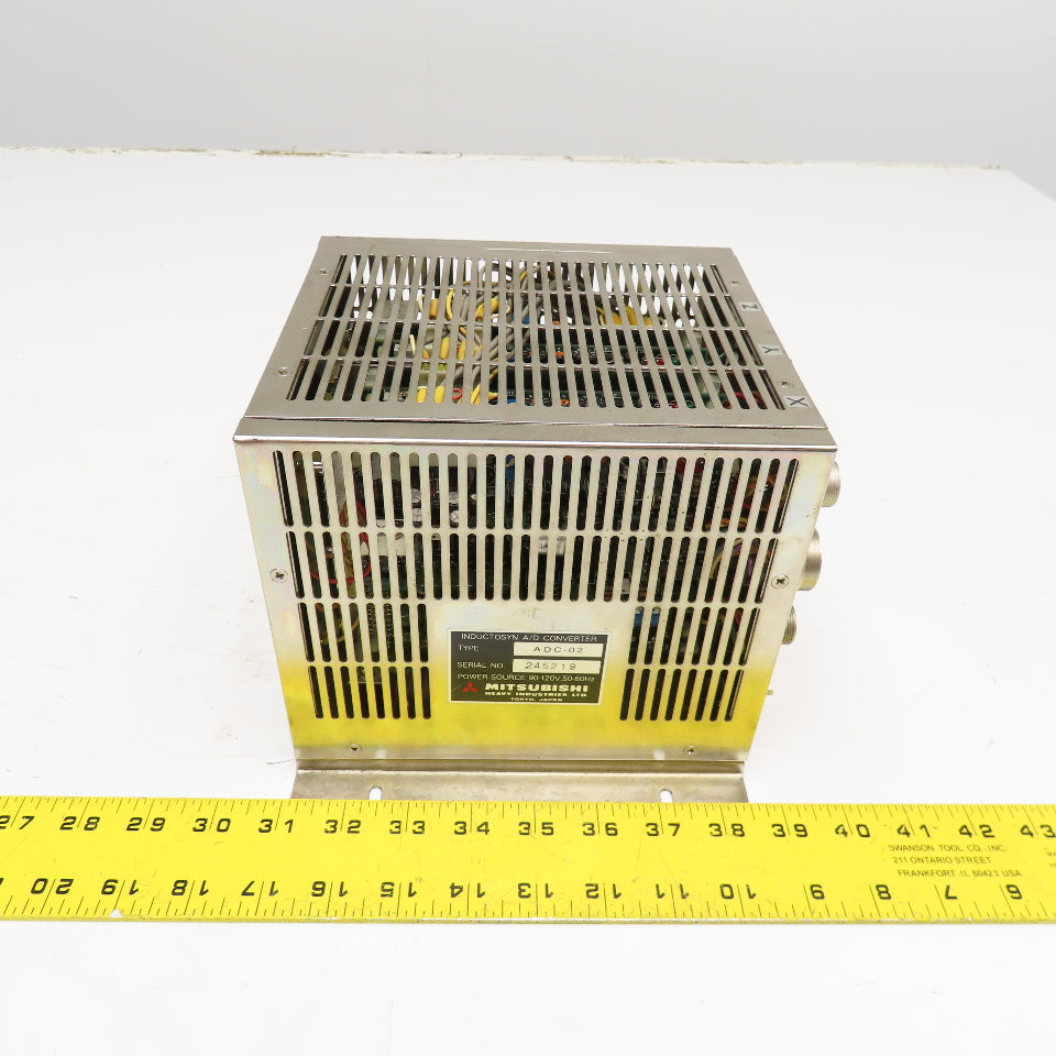 Mitsubishi ADC-02 Inductosyn A/D Converter 90-120V 50-60Hz