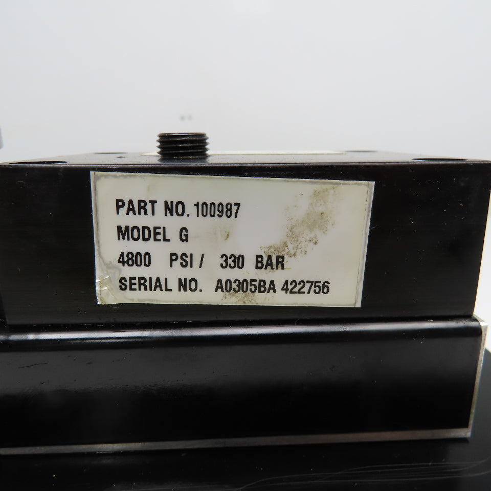 Hytec 100987 Model G 4800PSI Compact Pneumatic Hydraulic Pump 1/4" NPT