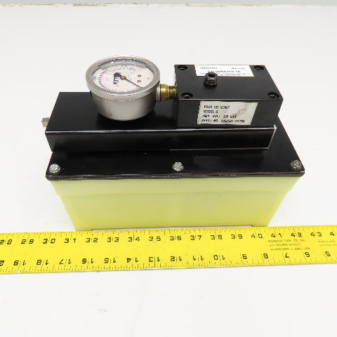 Hytec 100987 Model G 4800PSI Compact Pneumatic Hydraulic Pump 1/4" NPT