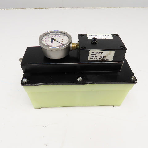 Hytec 100987 Model G 4800PSI Compact Pneumatic Hydraulic Pump 1/4" NPT