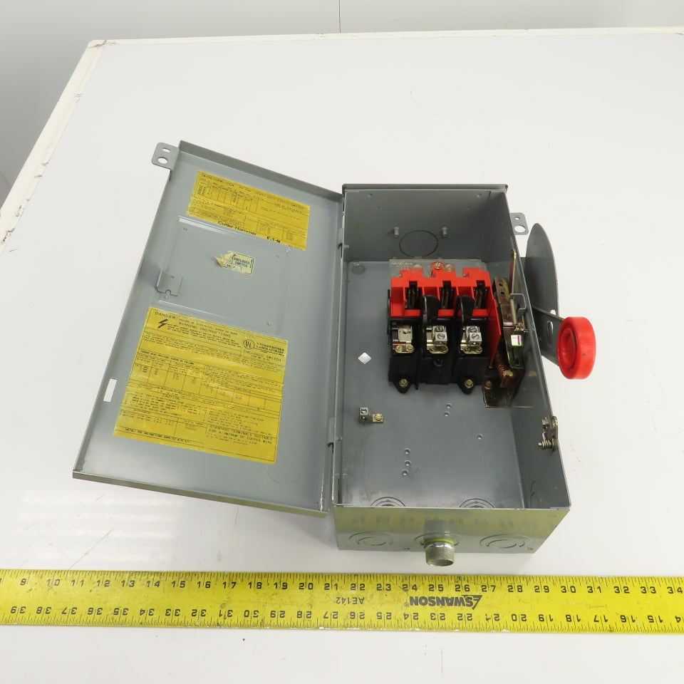Eaton DH361URK-CSA 30A 600V Heavy Duty Non-Fusible Safety Disconnect Switch