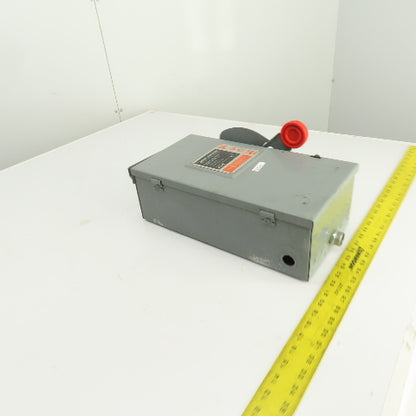 Eaton DH361URK-CSA 30A 600V Heavy Duty Non-Fusible Safety Disconnect Switch