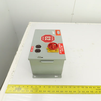 Daykin LTFS-15 Disconnect Transformer Pri 480V Sec 120V 25A Total VA 3000