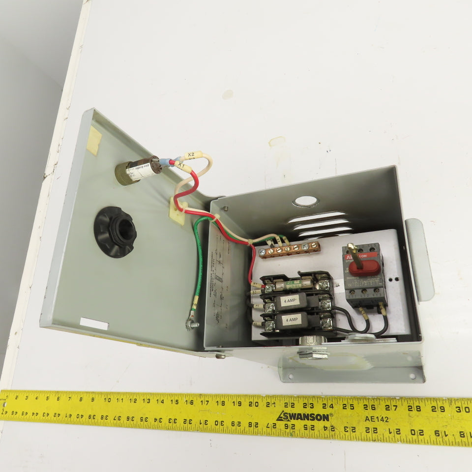 Daykin MDGTB-13 Disconnect Transformer Pri 480V Sec 120V 6.3A Total VA 750 1PH