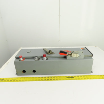 Eaton C400LG Nema Size 1 Combination Motor Controller 27 Amp W/ Disconnect