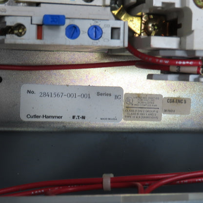 Eaton C400LG Nema Size 1 Combination Motor Controller 27 Amp W/ Disconnect
